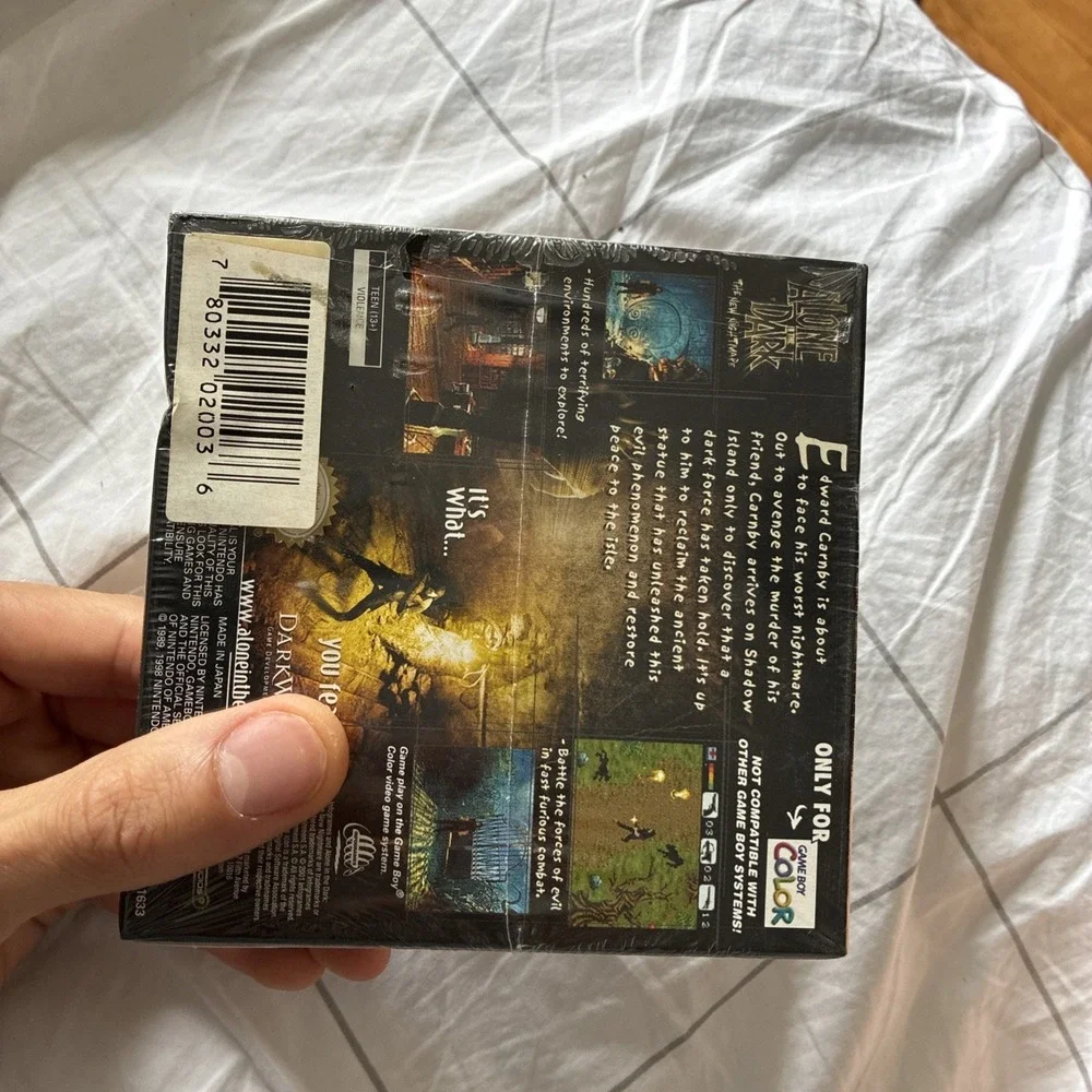 Alone in the Dark The New. Nightmare GBC Game Boy Color CIB ! Partially Sealed